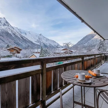Apartamento Panorama Mont-blanc 2br W/views, Walk To Flégère Lift - Happy